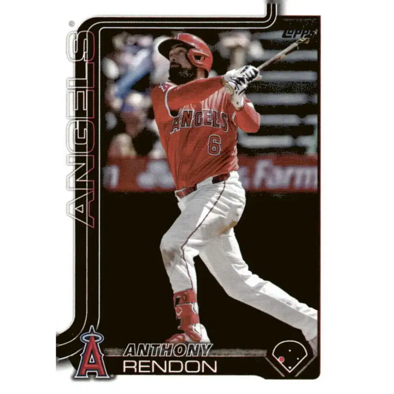 2025 Topps #83 Anthony Rendon NM-MT Los Angeles Angels Baseball Card - Baseball Card Single