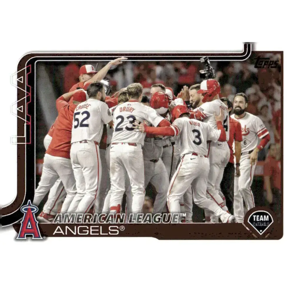 2025 Topps #85 Angels NM-MT Los Angeles Angels Baseball Card - Baseball Card Single