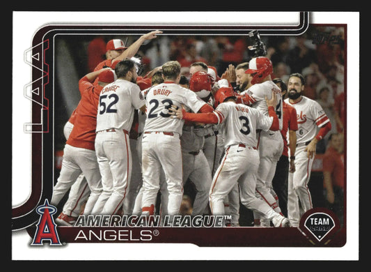 2025 Topps #85 Los Angeles Angels Team Card - Baseball Card Single
