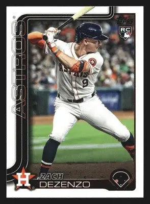 2025 Topps #89 Zach Dezenzo Houston Astros RC - Baseball Card Single
