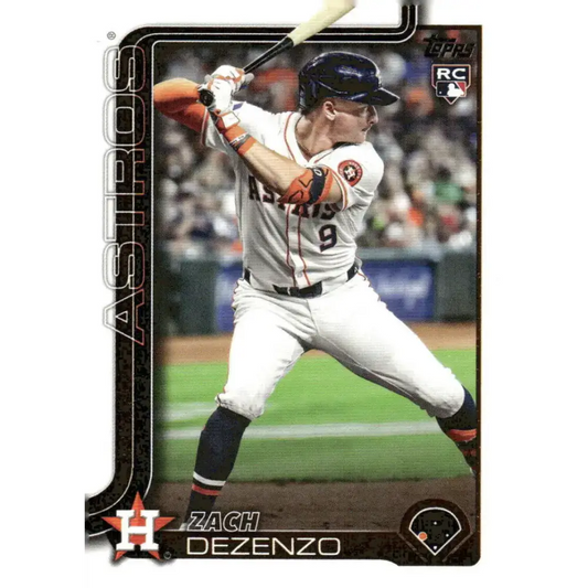 2025 Topps #89 Zach Dezenzo NM-MT RC Rookie Houston Astros Baseball Card - Baseball Card Single