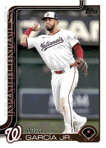 2025 Topps #9 Luis Garcia Jr. NM-MT Nationals ID:76902 - Baseball Card Single