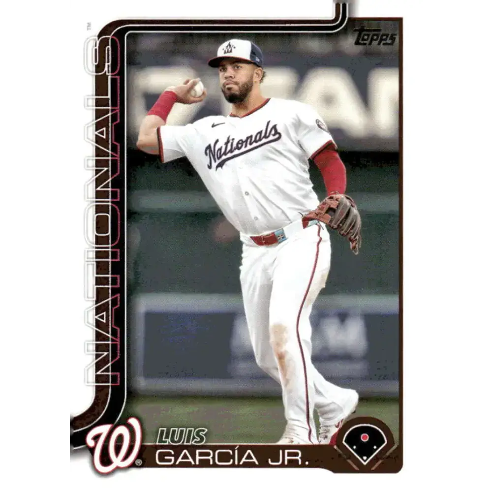 2025 Topps #9 Luis Garcia Jr. NM-MT Washington Nationals Baseball Card - Baseball Card Single