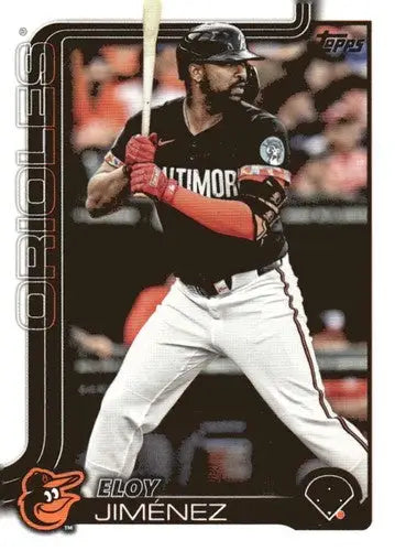 Original gloss Eloy Jimenez baseball card 2025 Topps NM-MT Orioles ID 76937
