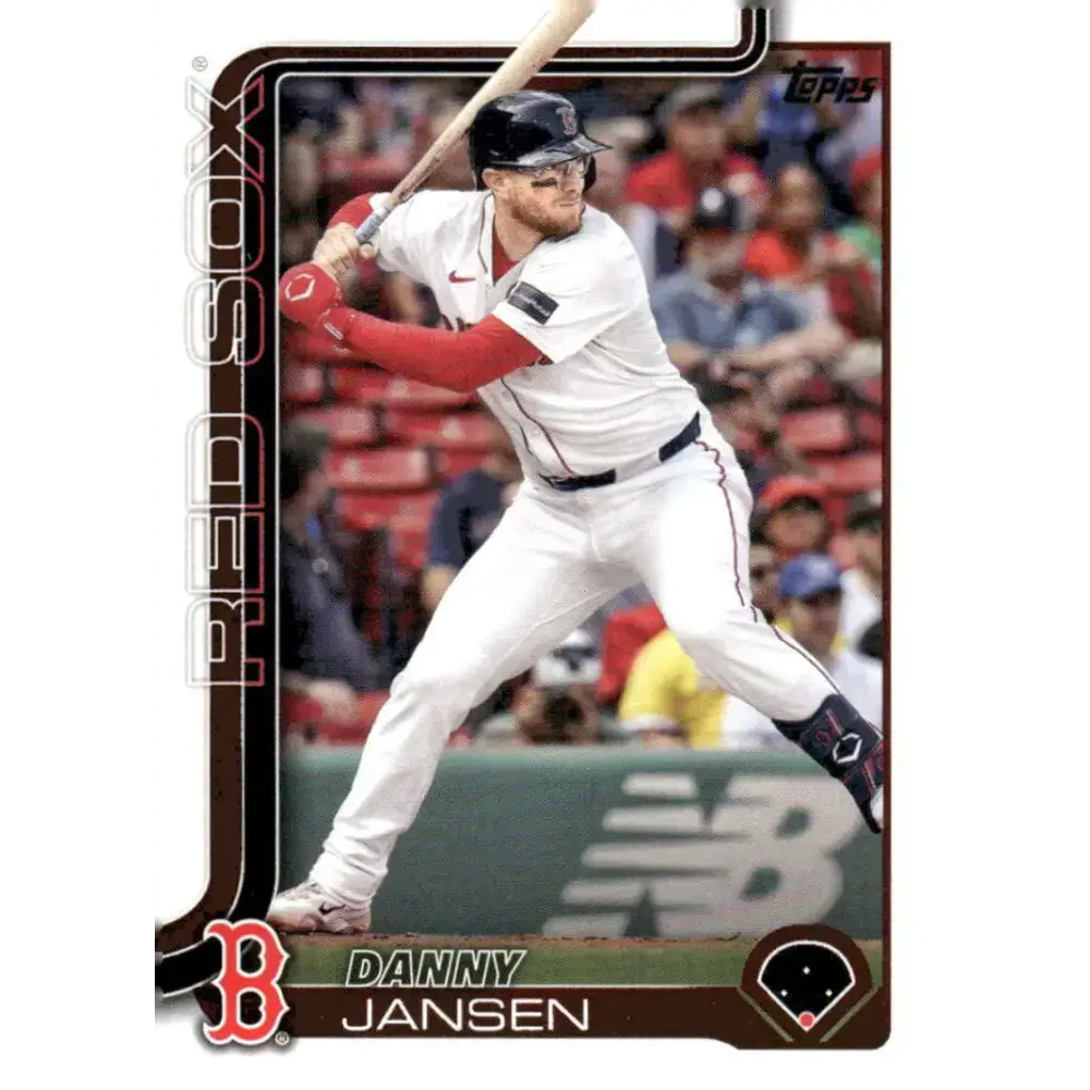 2025 Topps #92 Danny Jansen NM-MT Boston Red Sox Baseball Card - Baseball Card Single
