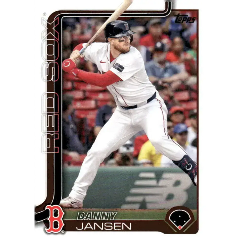 2025 Topps #92 Danny Jansen NM-MT Boston Red Sox Baseball Card - Baseball Card Single