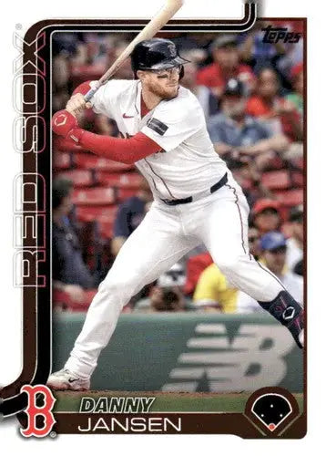 Original gloss Boston Red Sox Danny Jansen baseball card 2025 Topps #92 NM-MT