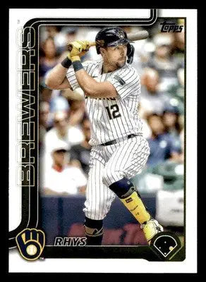 2025 Topps #93 Rhys Hoskins - Baseball Card Single