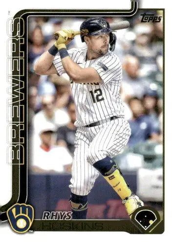 Rhys Hoskins baseball card with original gloss from 2025 Topps #93 NM-MT