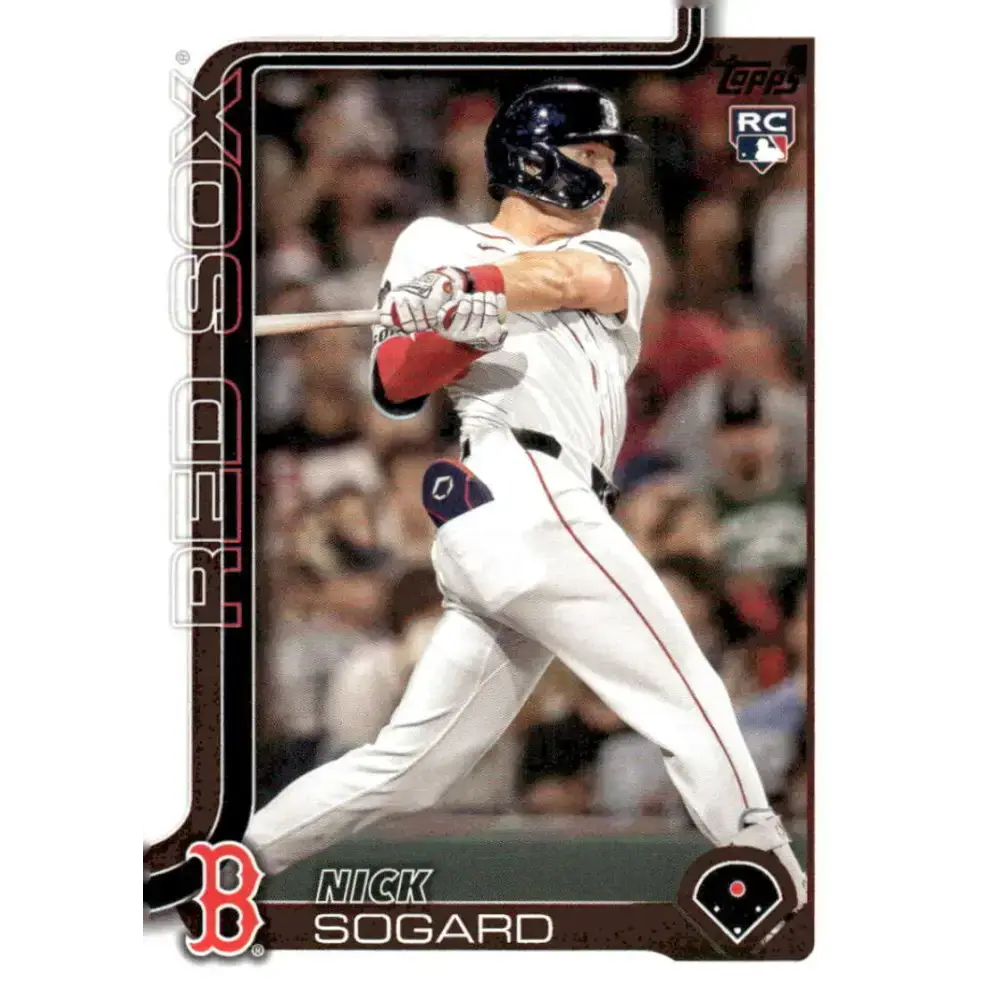 2025 Topps #94 Nick Sogard NM-MT RC Rookie Boston Red Sox Baseball Card - Baseball Card Single