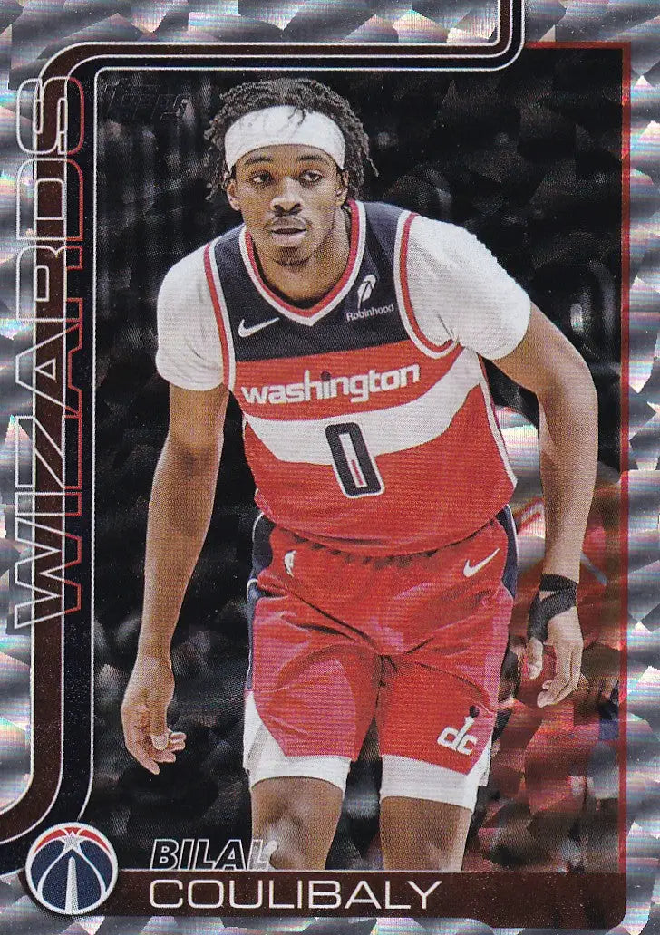 2025 TOPPS #95 BILAL COULIBALY DIAMONTE- WASHINGTON WIZARDS