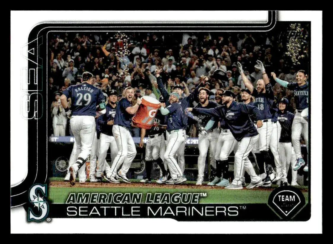2025 Topps #96 Seattle Mariners - Baseball Card Single