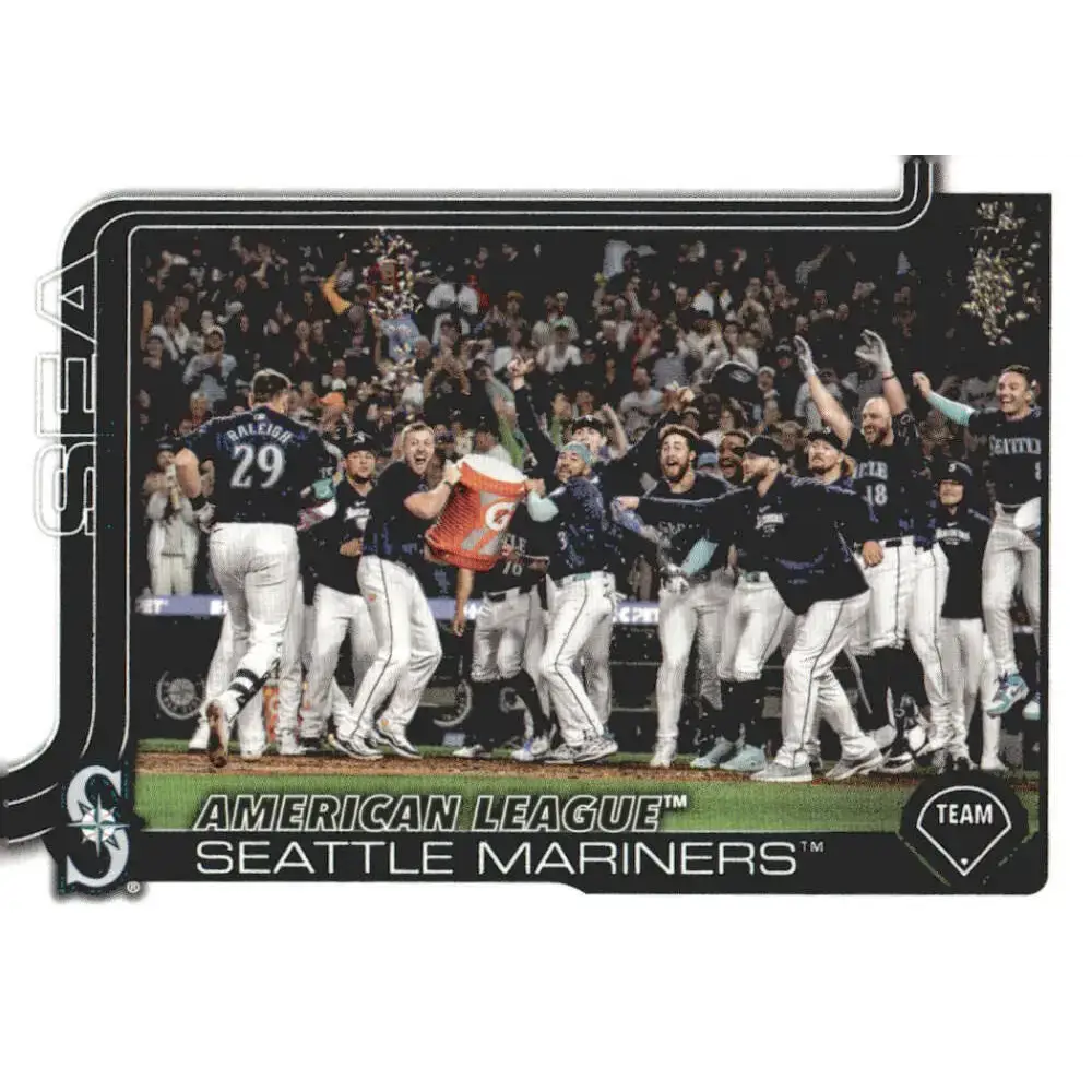 2025 Topps #96 Seattle Mariners NM-MT Seattle Mariners Baseball Card - Baseball Card Single