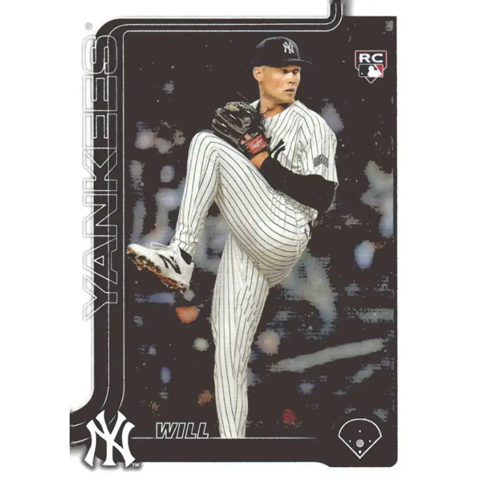 2025 Topps #97 Will Warren NM-MT RC Rookie New York Yankees Baseball Card - Baseball Card Single