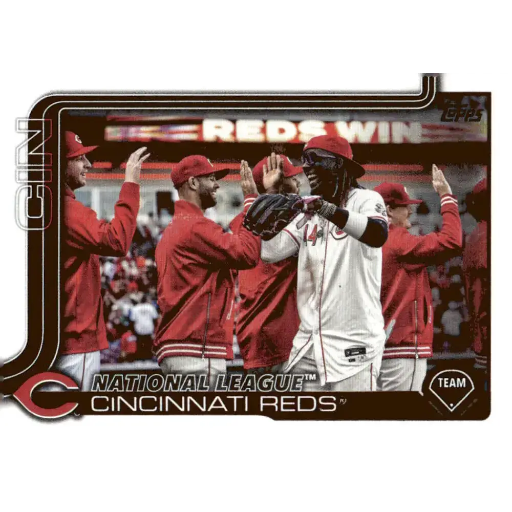 2025 Topps #99 Cincinnati Reds NM-MT Cincinnati Reds Baseball Card - Baseball Card Single