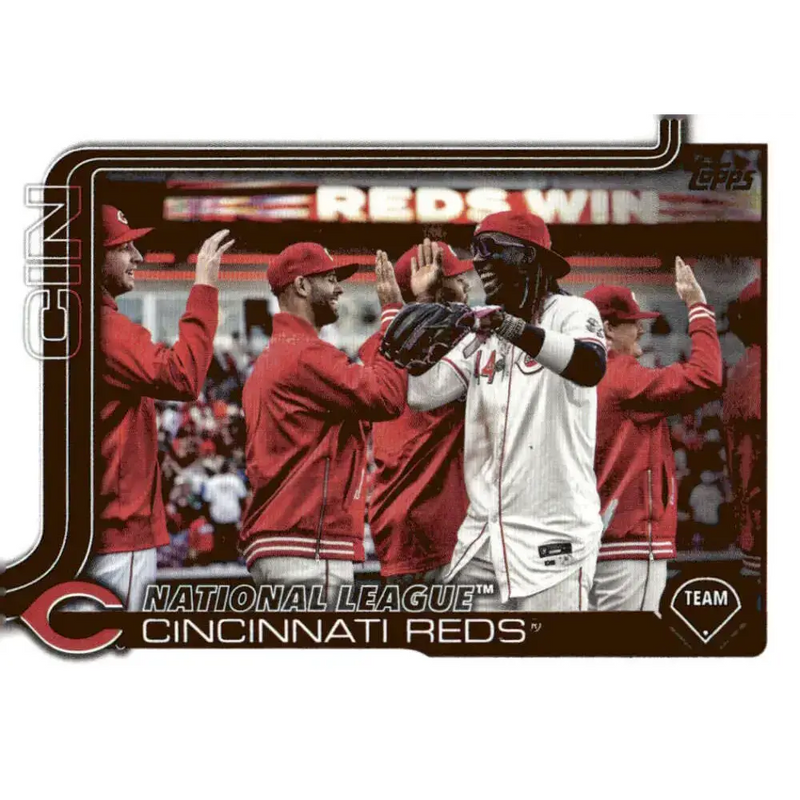 2025 Topps #99 Cincinnati Reds NM-MT Cincinnati Reds Baseball Card - Baseball Card Single