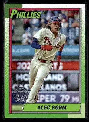 2025 Topps Alec Bohm #90B2-21 1990 Topps Baseball 35th Anniversary Phillies