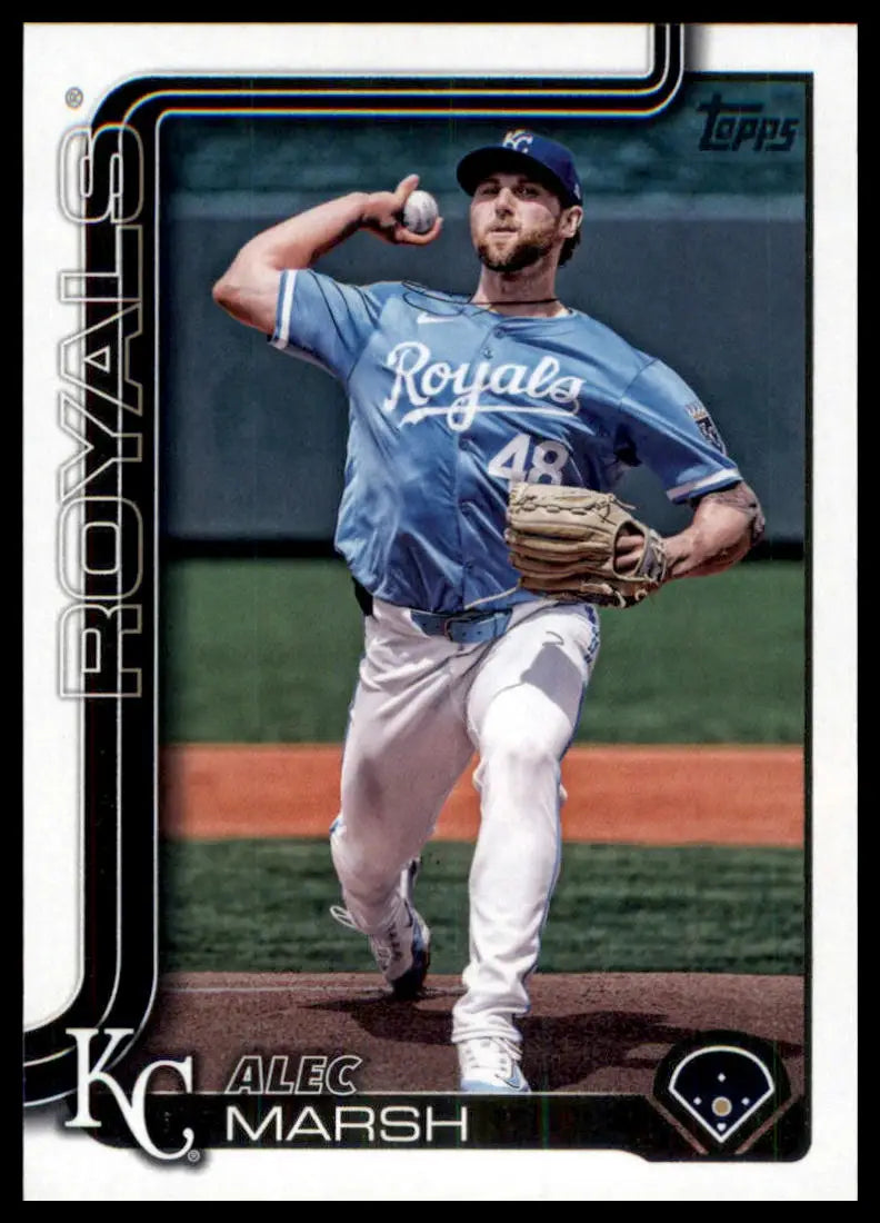 2025 Topps Alec Marsh 607 Kansas City Royals NM - Baseball Card Single