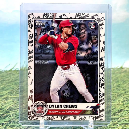 2025 Topps All Star Game Dylan Crews RC Rookie Base Nationals - Baseball Card Single