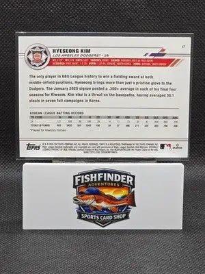 2025 Topps All-Star Game - Hyeseong Kim Hyeseong Kim #67 (RC) - Baseball Card Single