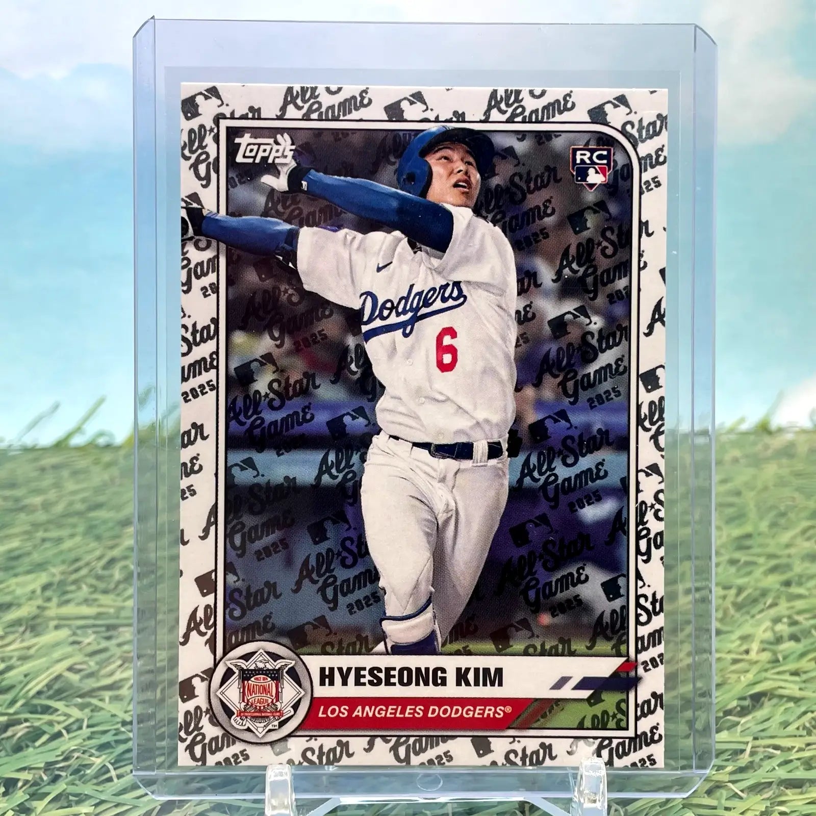 Hyeseong Kim baseball card from 2025 Topps All Star Game Hyeseong Rookie RC