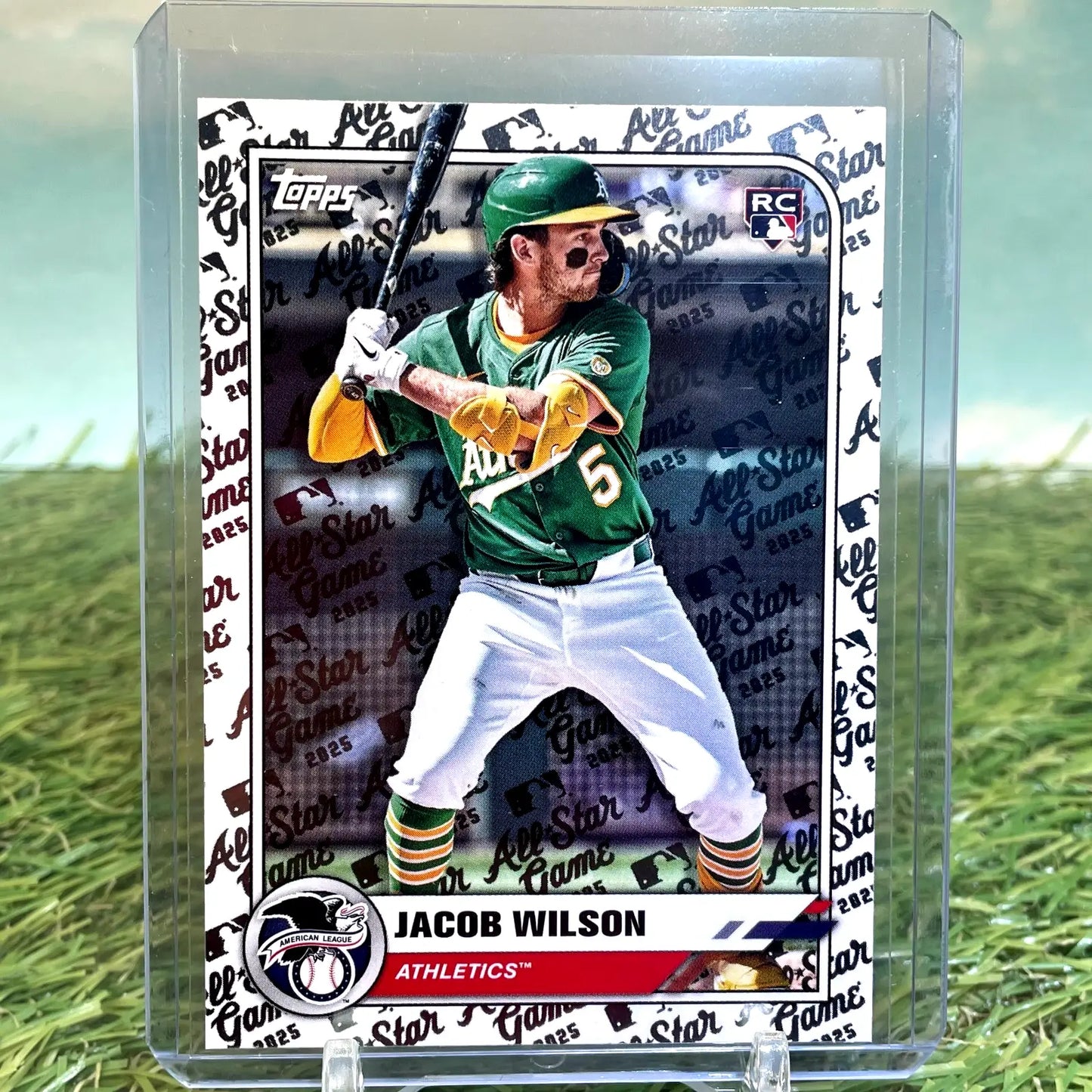 2025 Topps All Star Game Jacob Wilson Rookie RC Base #77 Athletics - Baseball Card Single