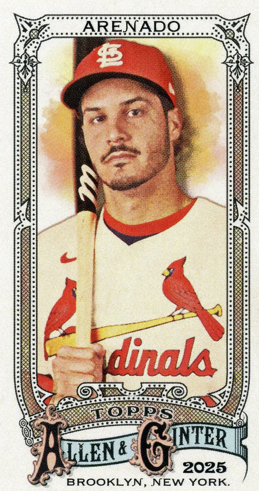 2025 Topps Allen & Ginter #130 Nolan Arenado A&G Back Mini Cardinals - Baseball Card Single