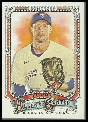 2025 Topps Allen & Ginter #140 Max Scherzer Toronto Blue Jays