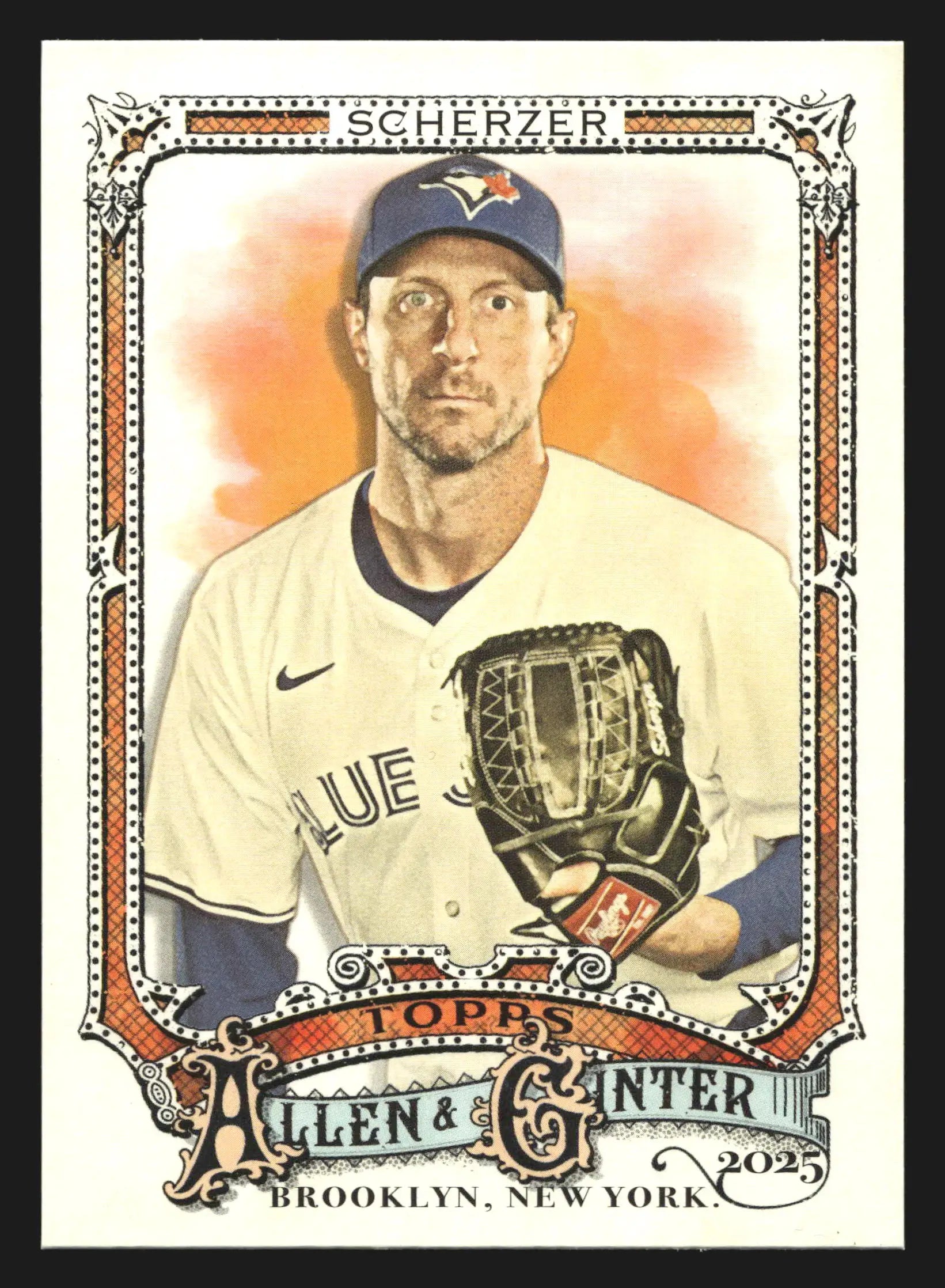 2025 Topps Allen & Ginter #140 Max Scherzer Toronto Blue Jays