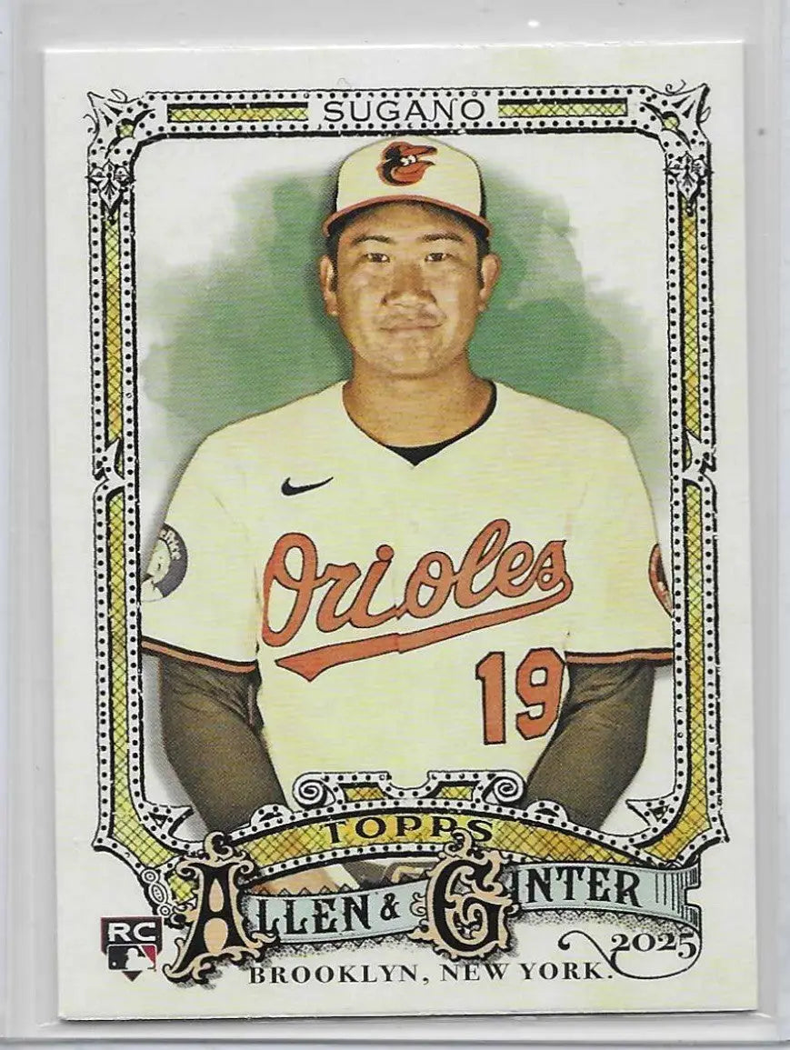 2025 Topps Allen & Ginter #149 Tomoyuki Sugano Rookie Card (1121) - Baseball Card Single