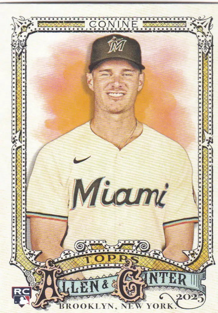 2025 Topps Allen & Ginter #236 Griffin Conine RC Miami Marlins