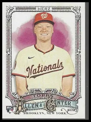 2025 Topps Allen & Ginter #237 DJ Herz RC Washington Nationals