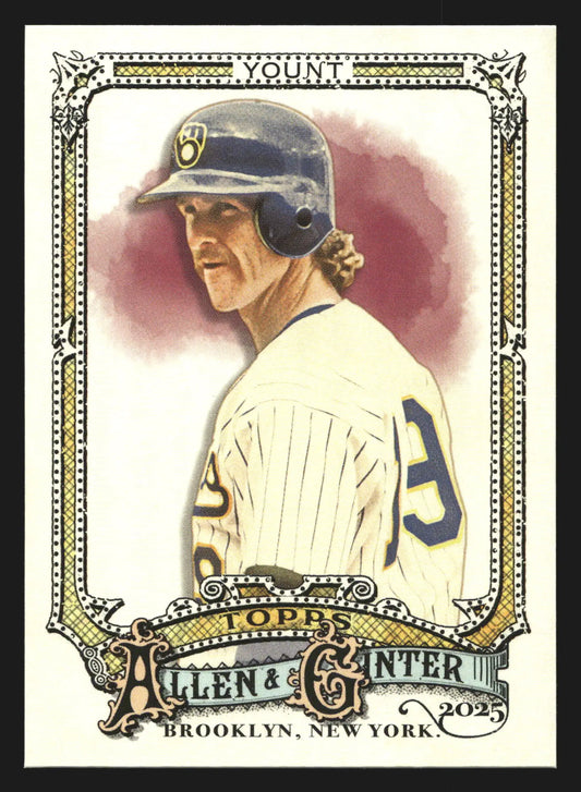 2025 Topps Allen & Ginter #321 Robin Yount SP Brewers HOF - Baseball Card Single