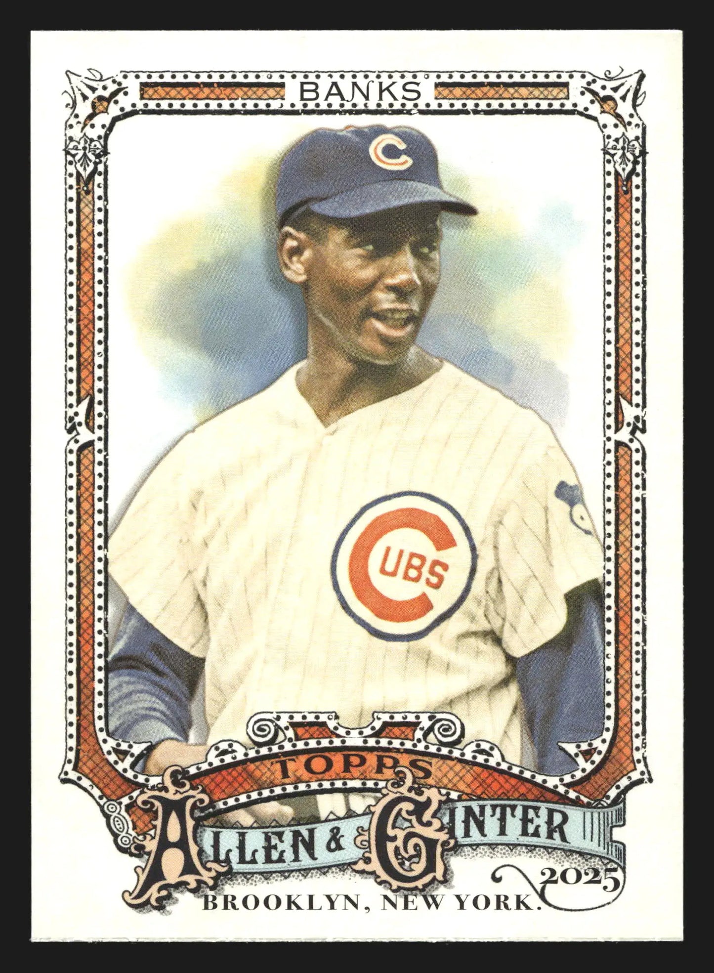 2025 Topps Allen & Ginter #54 Ernie Banks Chicago Cubs HOF - Baseball Card Single