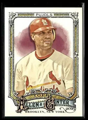 2025 Topps Allen & Ginter Albert Pujols #1 St. Louis Cardinals