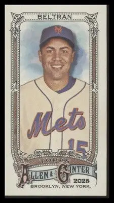 2025 Topps Allen & Ginter Carlos Beltrán #153 Mini New York Mets