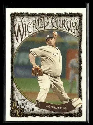 2025 Topps Allen & Ginter CC Sabathia #WC-25 Wicked Curves New York Yankees