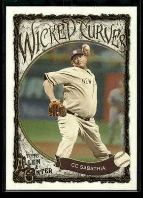 2025 Topps Allen & Ginter CC Sabathia #WC-25 Wicked Curves New York Yankees