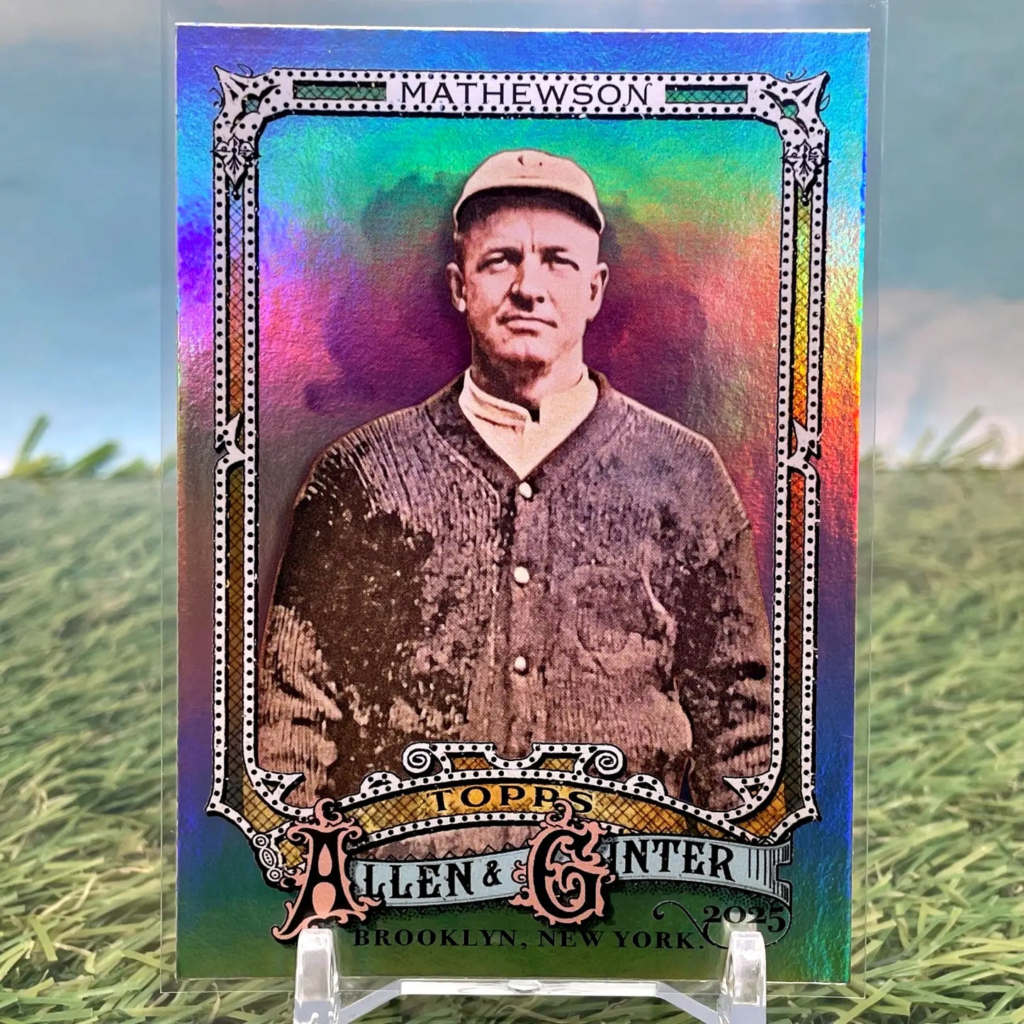 2025 Topps Allen & Ginter Christy Mathewson #7 Rainbow Foil - Baseball Card Single