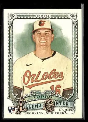 2025 Topps Allen & Ginter Coby Mayo #131 RC Baltimore Orioles