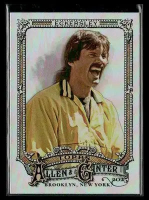 2025 Topps Allen & Ginter Dennis Eckersley #316 Silver Portrait Athletics