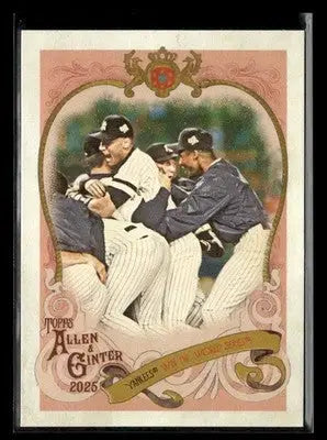 2025 Topps Allen & Ginter Derek Jeter #SV-12 Sweet Victory New York Yankees