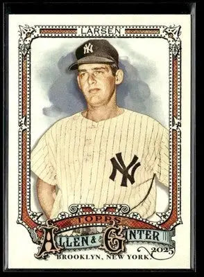 2025 Topps Allen & Ginter Don Larsen #343 New York Yankees