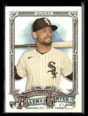 2025 Topps Allen & Ginter Edgar Quero #247 RC Chicago White Sox
