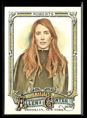 2025 Topps Allen & Ginter Emma Roberts #286 Actress/Producer/Collector