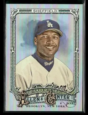 2025 Topps Allen & Ginter Gary Sheffield #191 Silver Portrait Dodgers