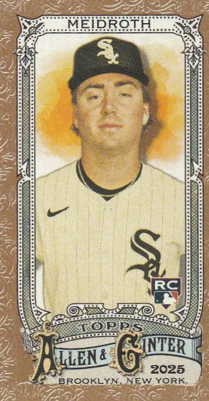 2025 Topps Allen & Ginter Gold Mini #115 Chase Meidroth RC Chicago White Sox - Baseball Card Single