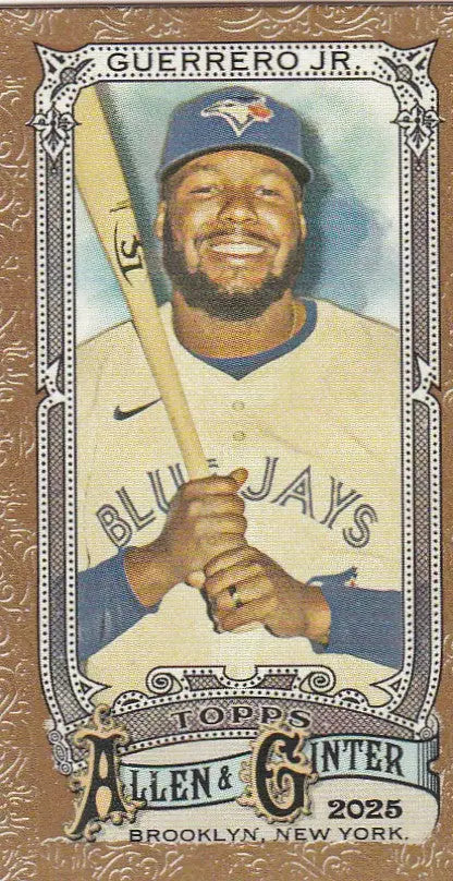 2025 Topps Allen & Ginter Gold Mini #116 Vladimir Guererro Jr Toronto Blue Jays - Baseball Card Single