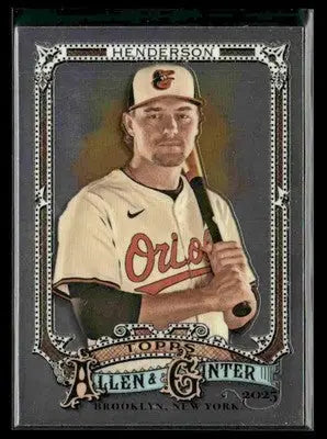 2025 Topps Allen & Ginter Gunnar Henderson #79 Chrome Baltimore Orioles