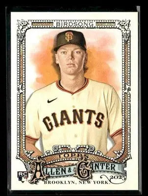 2025 Topps Allen & Ginter Hayden Birdsong #241 RC San Francisco Giants
